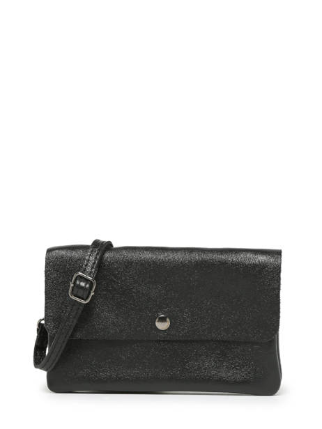 Sac Bandoulière Nine Cuir Milano Noir nine NI23067