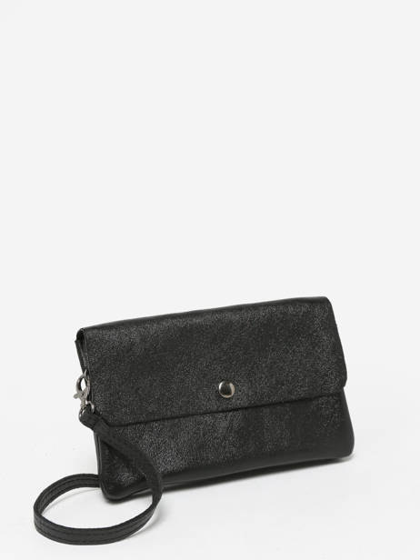 Sac Bandoulière Nine Cuir Milano Noir nine NI23067 vue secondaire 2