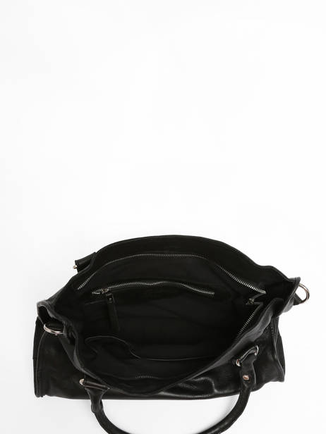 Sac PortÃ© Main Cuir Basilic pepper Noir glam BGLA22 vue secondaire 3