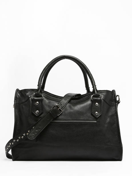Sac PortÃ© Main Cuir Basilic pepper Noir glam BGLA22 vue secondaire 4