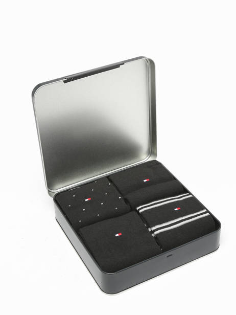 Chaussettes Tommy hilfiger Noir socks men 71224441 vue secondaire 2