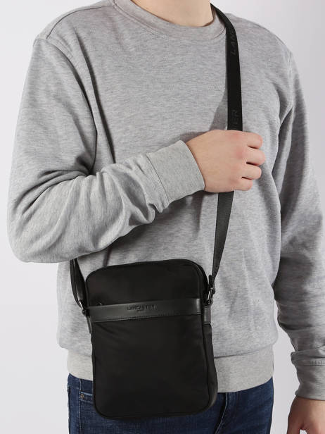 Sac BandouliÃ¨re Lancaster Noir basic sport men 304-07 vue secondaire 1