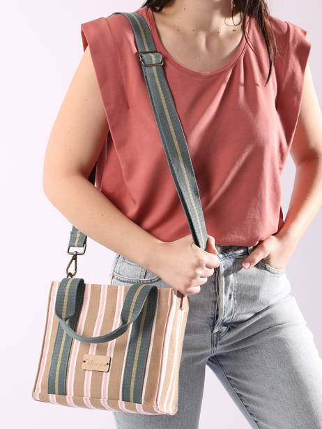 Sac BandouliÃ¨re Calamus Coton Woomen Beige calamus WCAL01 vue secondaire 1