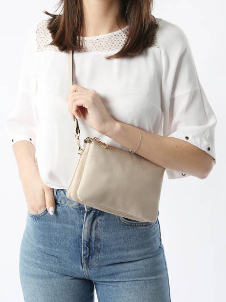 Sac Bandoulière Tradition Cuir Etrier Beige tradition ETRA0143 vue secondaire 1