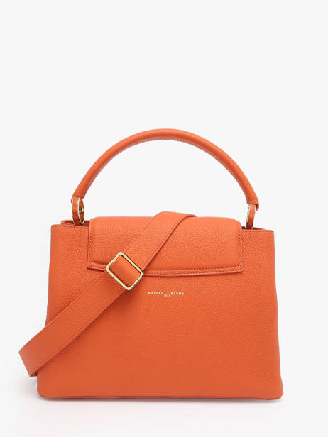 Sac Ã  Main Magnolia Cuir Nathan baume Orange eden 3 vue secondaire 4