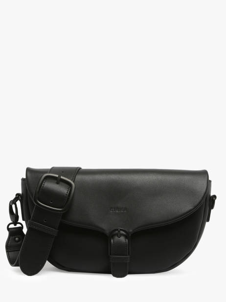 Sac BandouliÃ¨re M Oxer Cuir Etrier Noir oxer EOXE065M