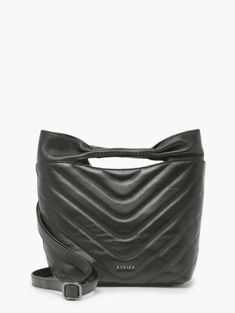 Sac BandouliÃ¨re Rafale Cuir Etrier Noir rafale ERAF042M