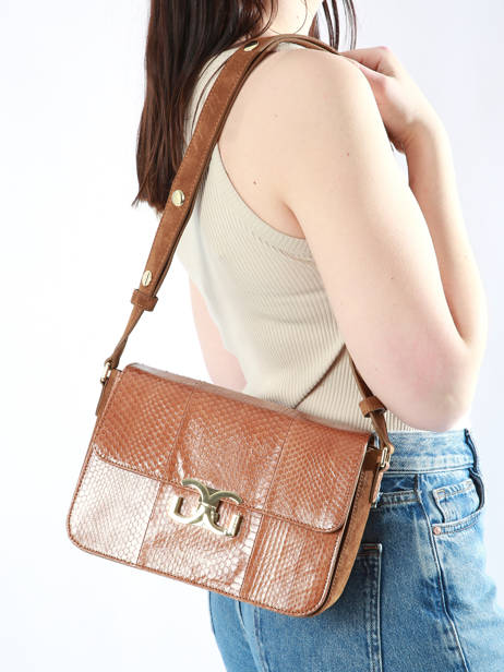 Sac BandouliÃ¨re Anna Cuir Great by sandie Beige anna SNA vue secondaire 1