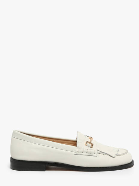 Mocassins En Cuir Inuovo Blanc accessoires B01002