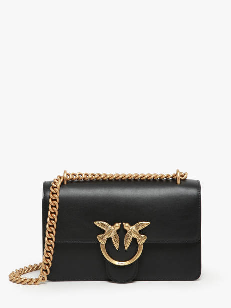 Sac BandouliÃ¨re Love Bag Icon Cuir Pinko Noir love bag icon A0F1