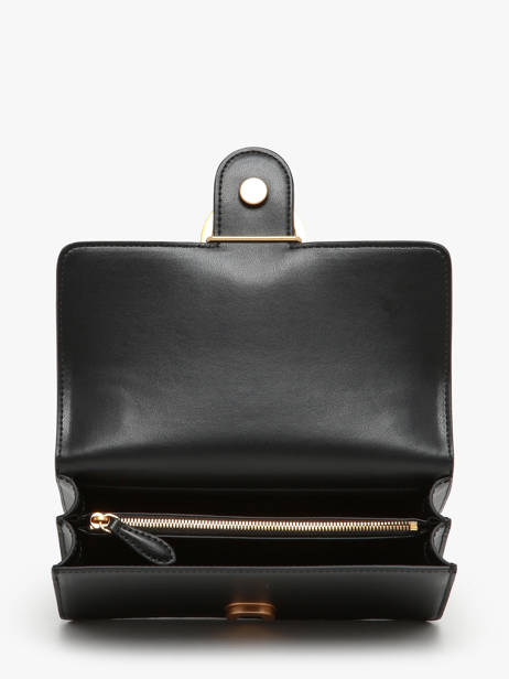 Sac BandouliÃ¨re Love Bag Icon Cuir Pinko Noir love bag icon A0F1 vue secondaire 3