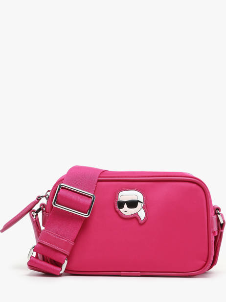 Sac BandouliÃ¨re K Ikonik 2.0 Nylon Karl lagerfeld Rose k ikonic 2.0 230W3050