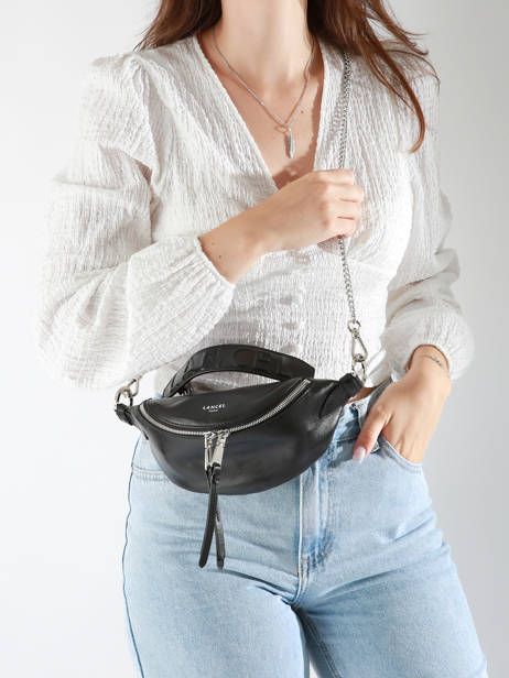 Sac Xs Origami Cuir Lancel Noir origami A12526 vue secondaire 1