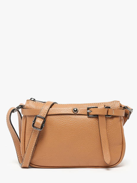 Sac Bandoulière Caviar Cuir Milano Marron caviar G1421N