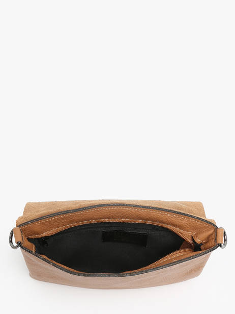 Sac Bandoulière Caviar Cuir Milano Marron caviar CA22112 vue secondaire 3