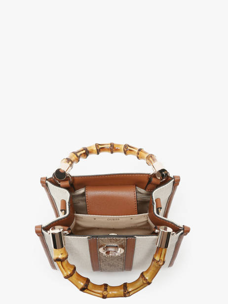 Sac BandouliÃ¨re Kerima Coton Guess Multicolore kerima AG933777 vue secondaire 3
