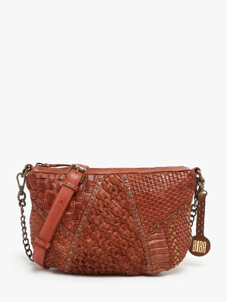 Sac BandouliÃ¨re Heritage Cuir Biba Marron heritage CAE1L