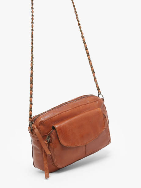 Sac Bandouliere Naina Cuir Pieces Marron naina 17063358 vue secondaire 2