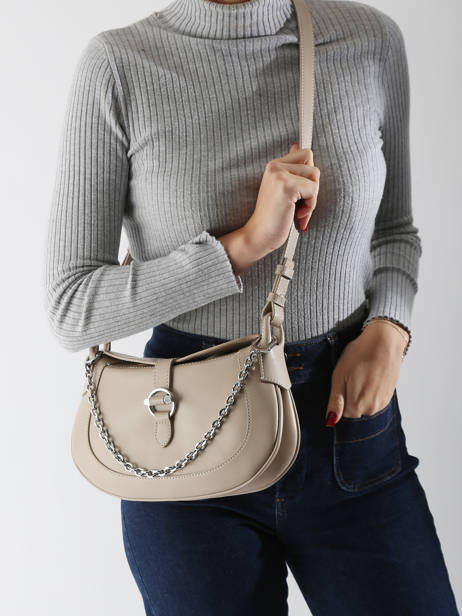 Sac BandouliÃ¨re Pia Cuir Le tanneur Beige pia TPIA1200 vue secondaire 1