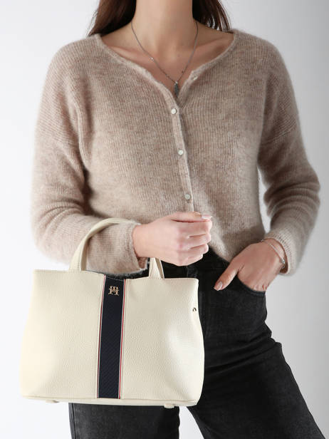 Sac Porté Main Th Legacy Tommy hilfiger Blanc th legacy AW16873 vue secondaire 1