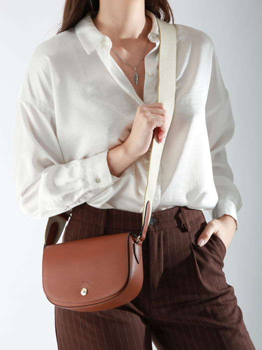 Longchamp Epure timeless Sacs portÃ© travers Marron