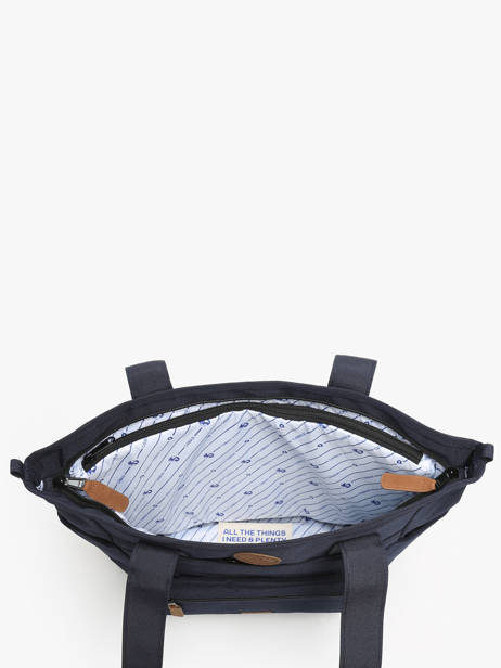 Sac Porté épaule A4 Adventurer Polyester Recyclé Cabaia Bleu adventurer TOTEBAGM vue secondaire 3