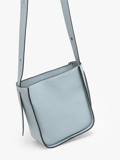 Sac Bandoulière S Foudre Cuir Etrier Bleu foudre EFOD087S vue secondaire 2