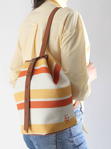 Sac BandouliÃ¨re Sac Ã  Dos M Cavalier Toile Etrier Beige cavalier toile ECLT126M vue secondaire 2