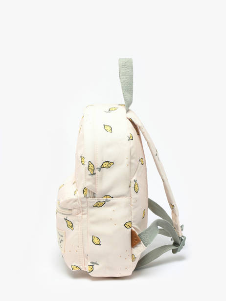 Mini Sac Ã  Dos Kidzroom Jaune secret garden 2480 vue secondaire 2