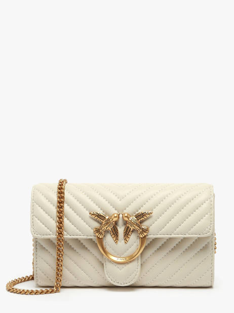 Sac BandouliÃ¨re Love Bag Quilt Cuir Pinko Beige love bag quilt A0GK