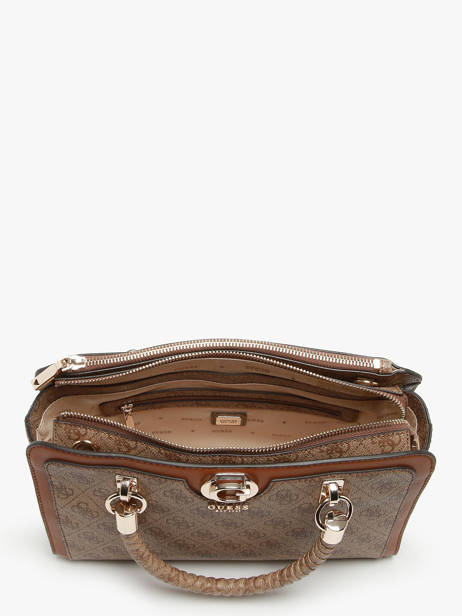 Sac PortÃ© Main Orlina Logo Guess Marron orlina logo SG954006 vue secondaire 3
