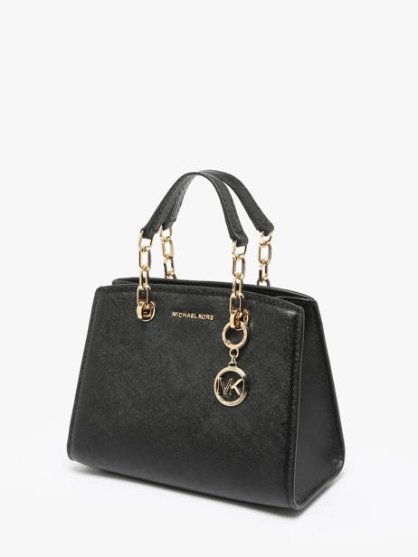 Sac BandouliÃ¨re Cynthia Cuir Michael kors Noir cynthia S4GCYC1T vue secondaire 2