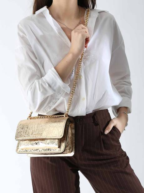 Sac BandouliÃ¨re Claire Cuir Michael kors Or claire R5GC7L3M vue secondaire 1