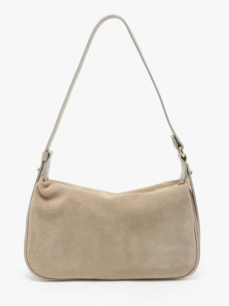 Sac PortÃ© Ã©paule Et BandouliÃ¨re Velvet Caviar Cuir Milano Beige velvet caviar VC24113 vue secondaire 4