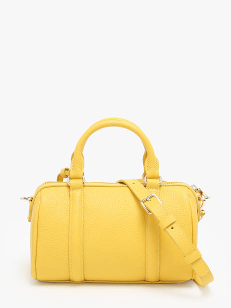 Sac BandouliÃ¨re Milano Ana Cuir Lancaster Jaune milano ana 101 vue secondaire 4