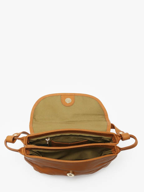 Sac BandouliÃ¨re Jenny Cuir Nat et nin Marron vintage JENNY vue secondaire 3