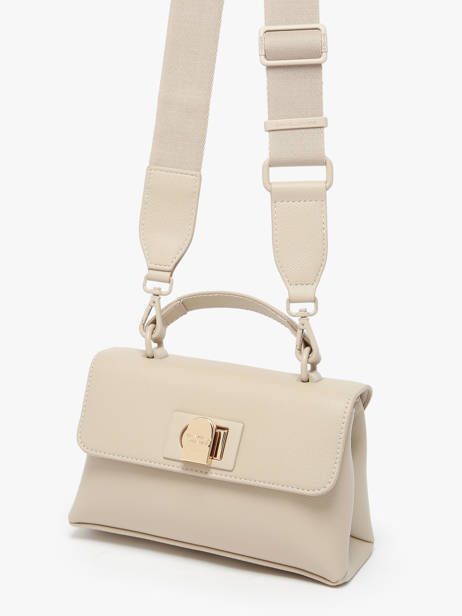 Sac Bandoulière Saffiano David jones Beige saffiano CM7211H vue secondaire 2