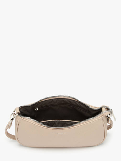 Sac Porté épaule Et Bandoulière Grained Miniprix Beige grained F3699 vue secondaire 2