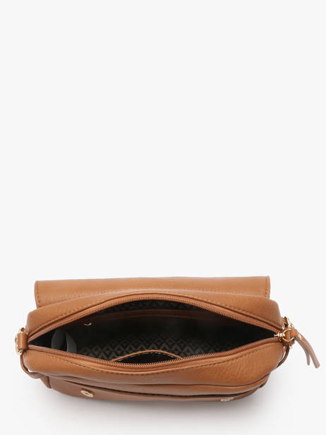 Sac BandouliÃ¨re Zip Lulu castagnette Marron zip YRONDE vue secondaire 3