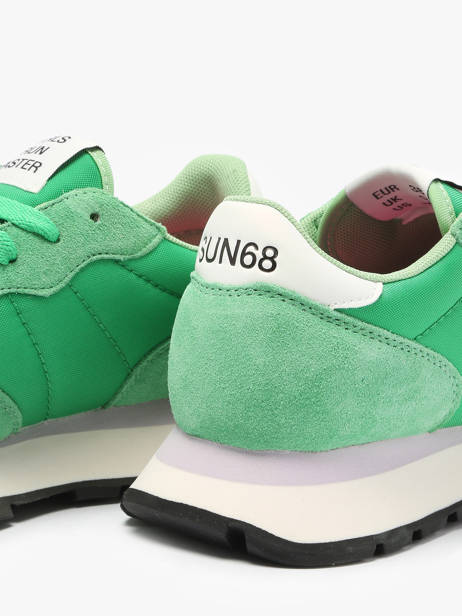 Sneakers Sun68 Vert women Z35201 vue secondaire 3