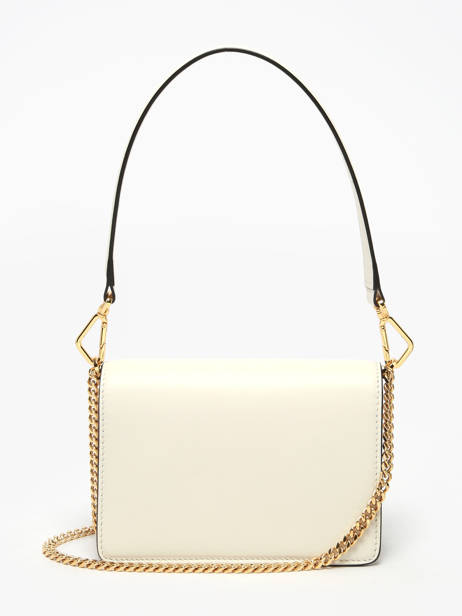 Sac BandouliÃ¨re Angele Cuir Lancel Blanc angele A13275 vue secondaire 4