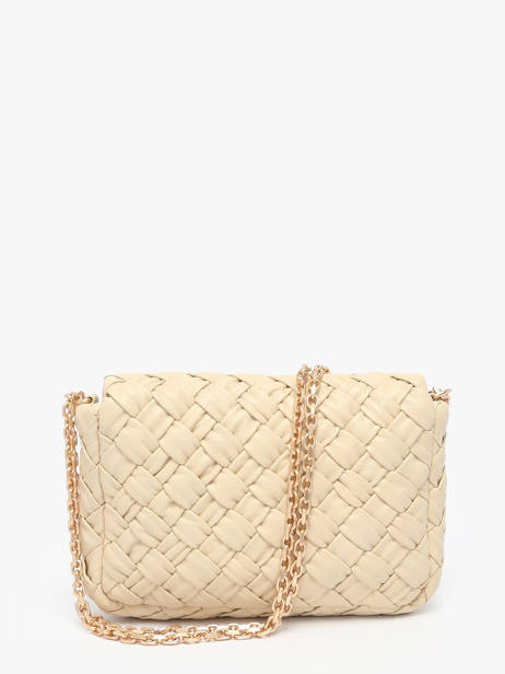 Sac BandouliÃ¨re Moon TressÃ© Cuir Vanessa bruno Beige moon 38V40533 vue secondaire 4