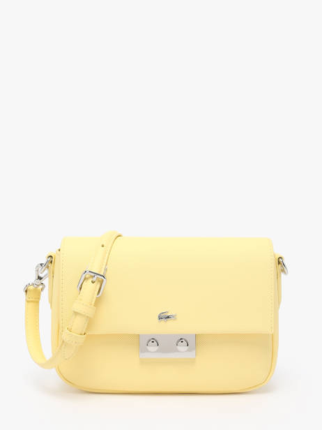 Sac BandouliÃ¨re Daily City Lacoste Jaune daily city NF4757DZ