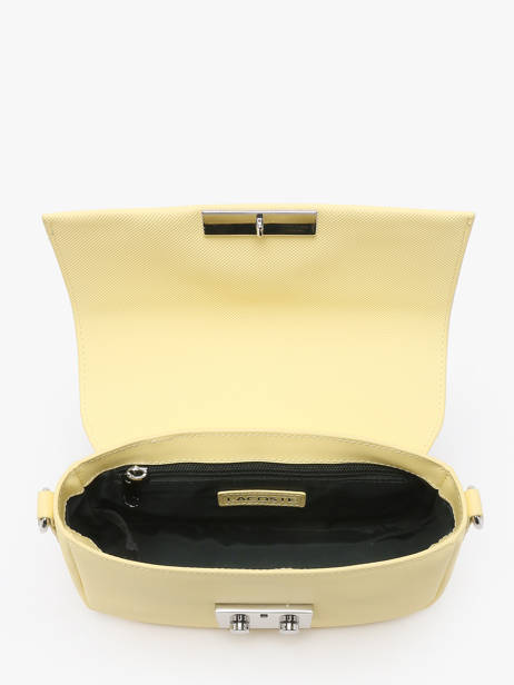 Sac BandouliÃ¨re Daily City Lacoste Jaune daily city NF4757DZ vue secondaire 3