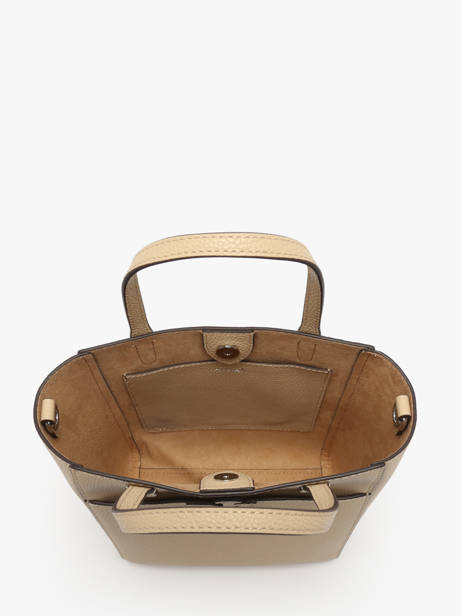Sac BandouliÃ¨re Cameryn Cuir Lauren ralph lauren Beige cameryn 31966760 vue secondaire 3