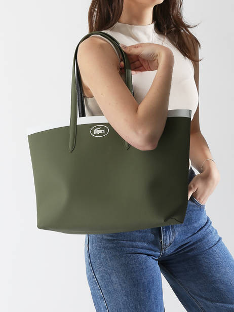 Cabas Anna Season Lacoste Vert anna season NF4934AS vue secondaire 1