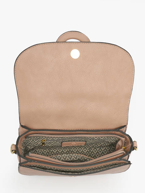 Sac Bandoulière Anneau Lulu castagnette Beige anneau YSABELLA vue secondaire 3
