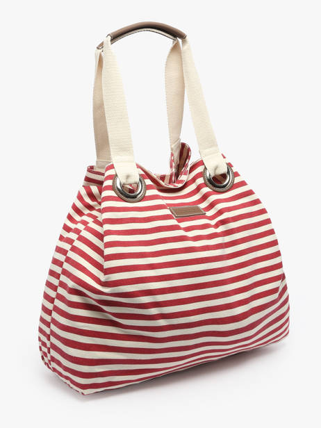 Cabas Mariniere Le voyage en panier Rouge mariniere HC308 vue secondaire 2