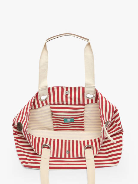 Cabas Mariniere Le voyage en panier Rouge mariniere HC308 vue secondaire 3