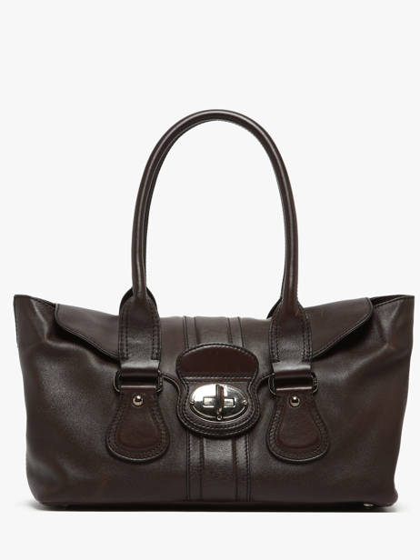 Sac à Main D'occasion Tod's Turnlock Tote Cuir Tod's Marron second life 437072